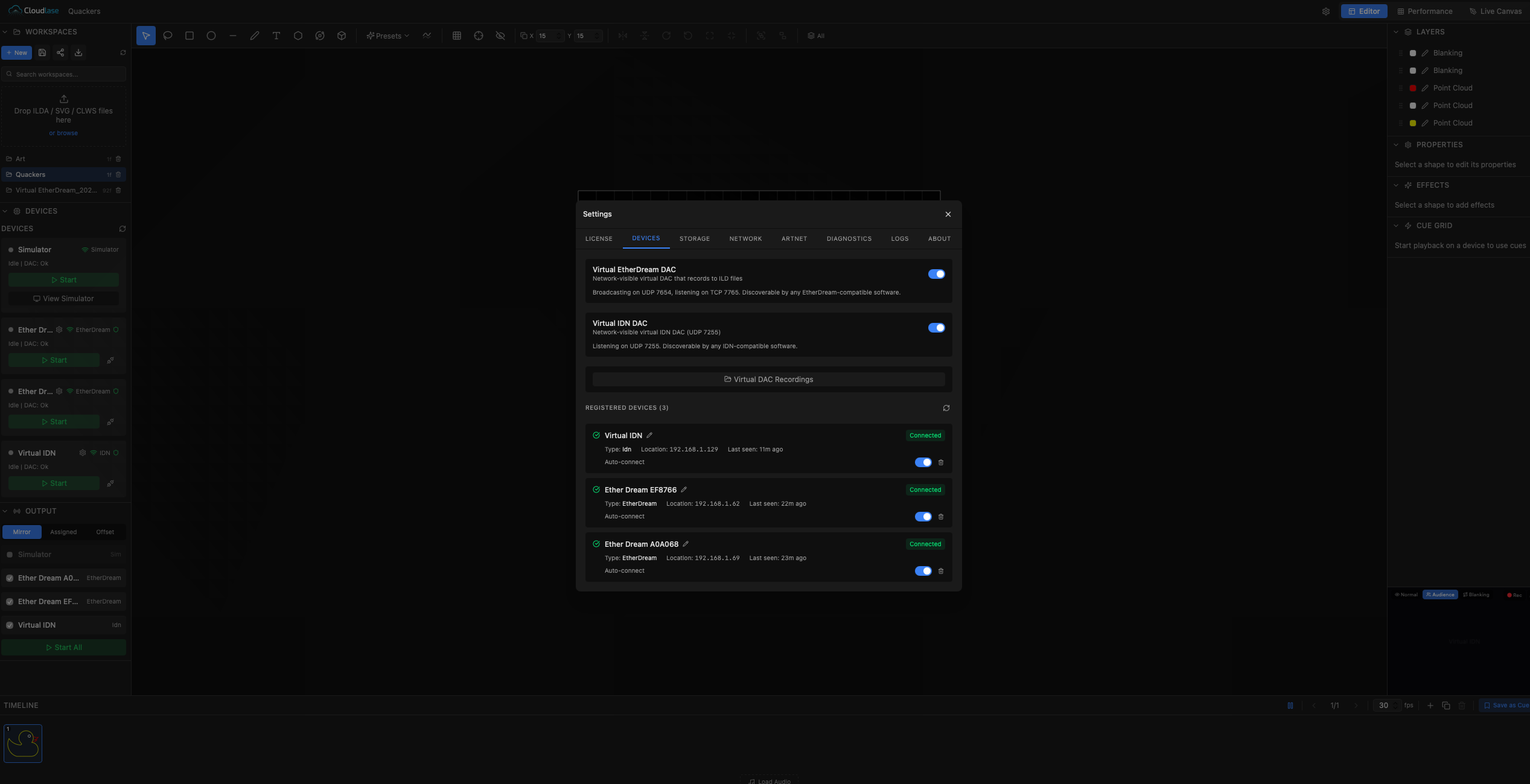 Virtual DACs — record from any software