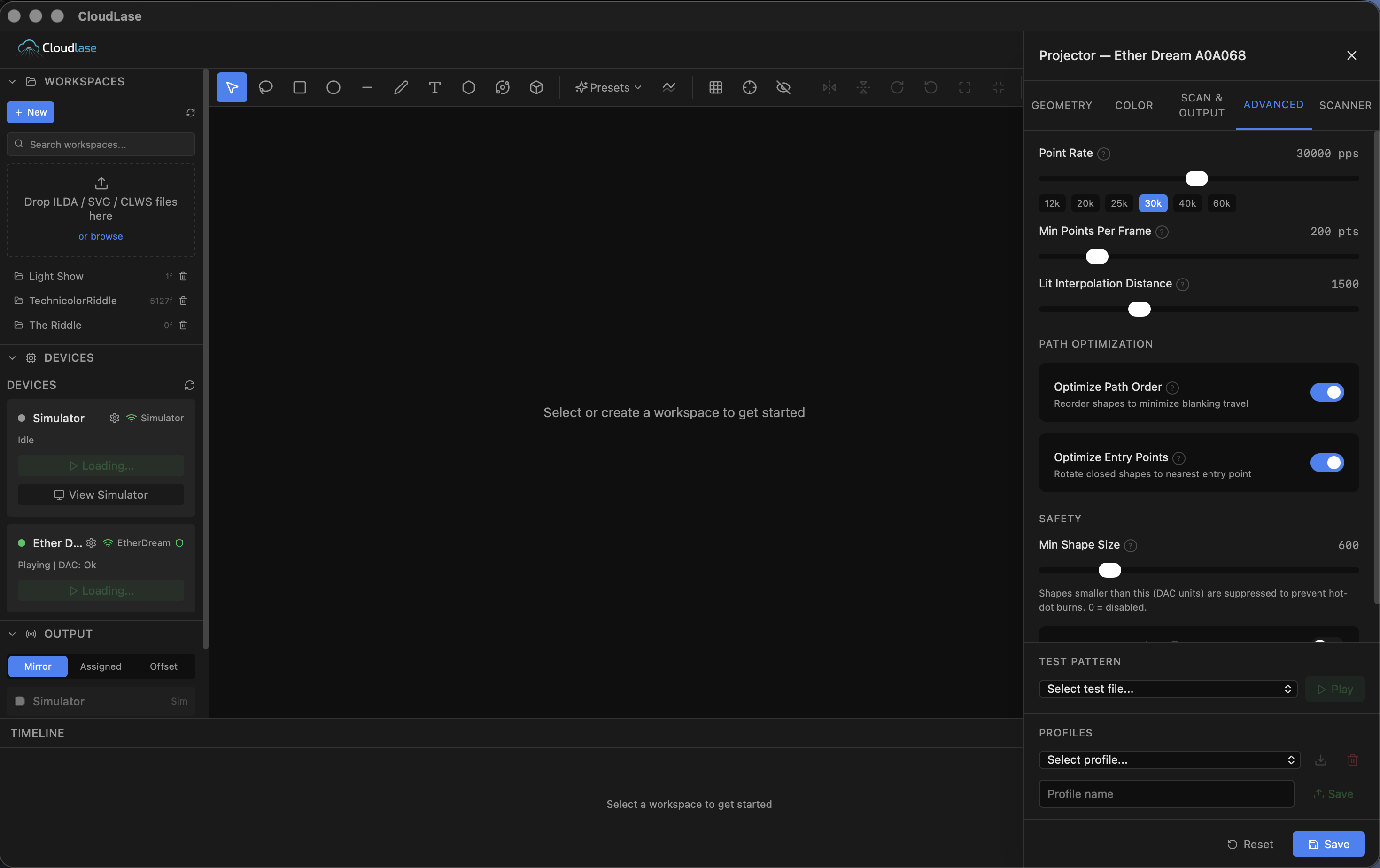 Tune every scanner parameter