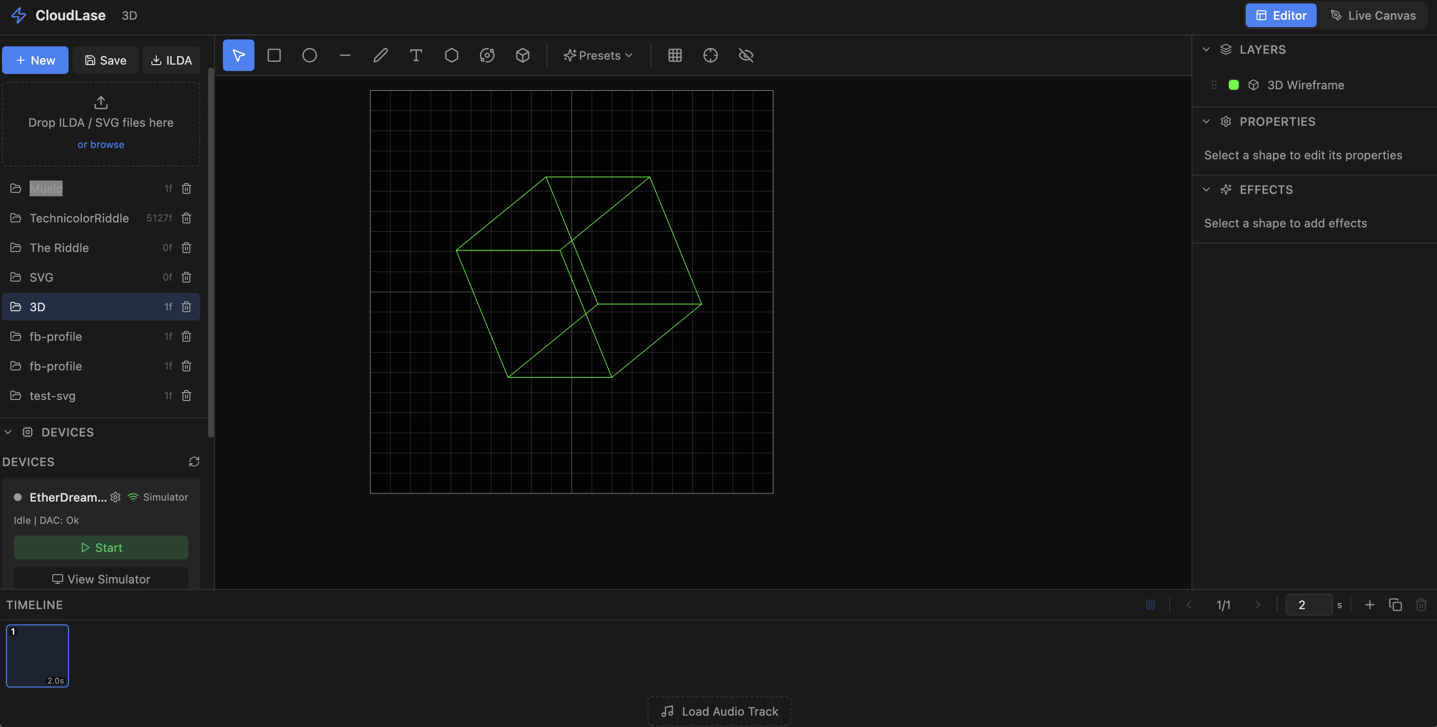 Animate frame by frame